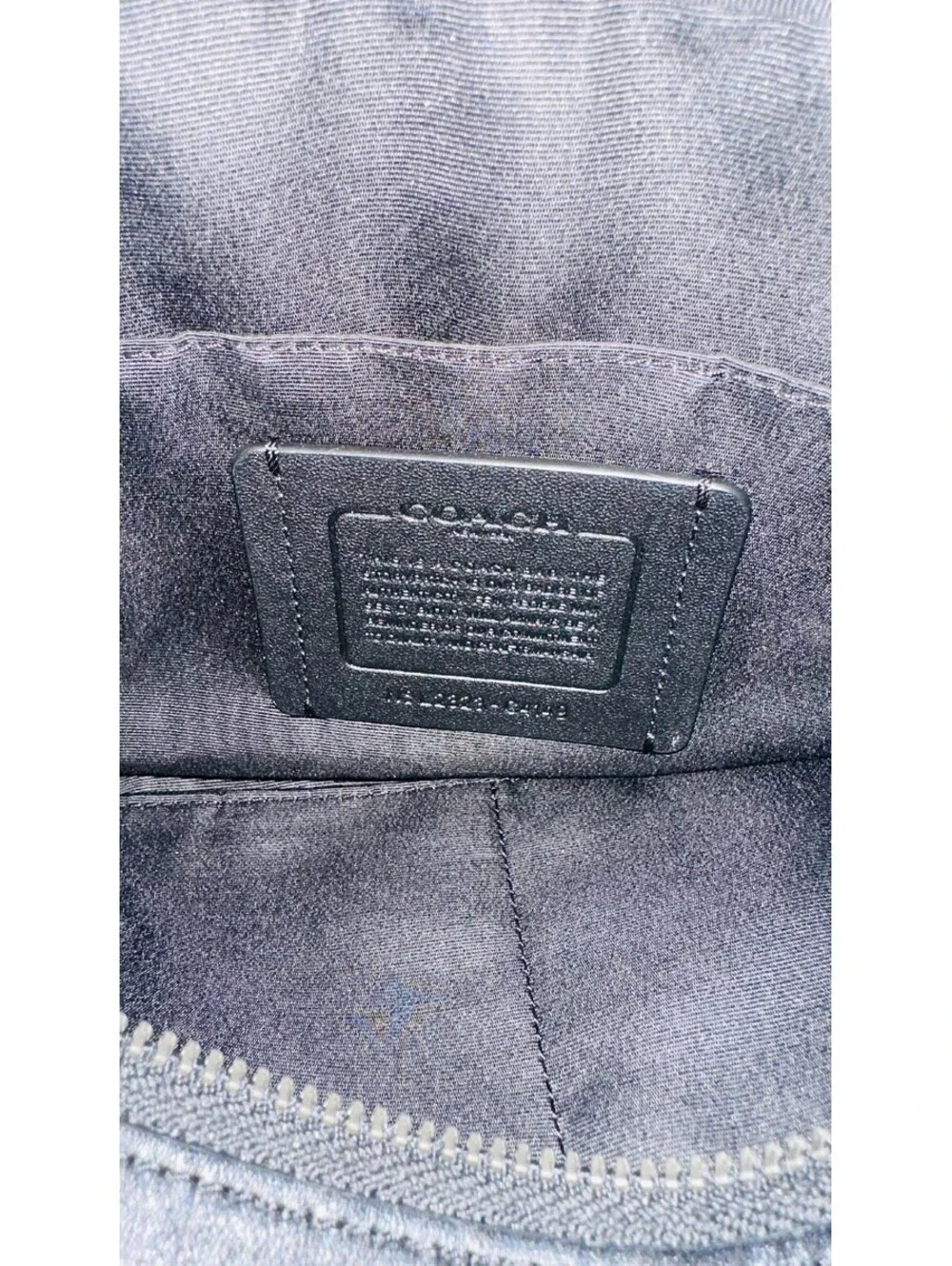 Coach Charcoal Signature Graham Crossbody Bag